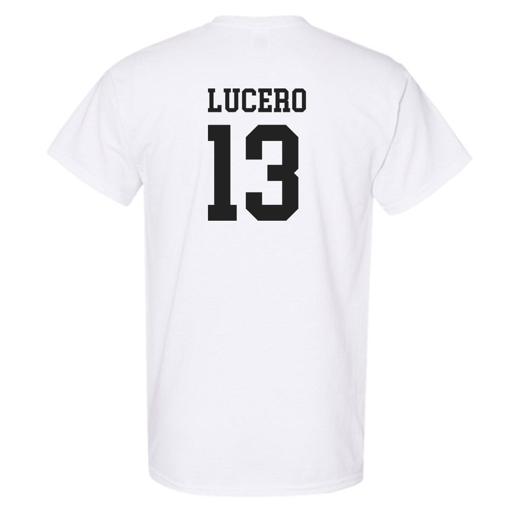 PLU - NCAA Men's Basketball : Logan Lucero - Classic Shersey T-Shirt-1