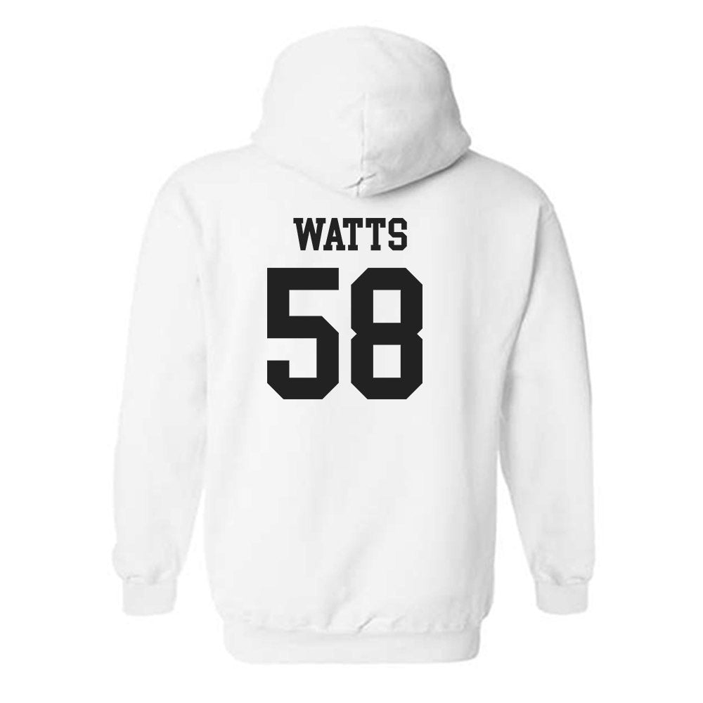 PLU - NCAA Football : Kaden Watts - Classic Shersey Hooded Sweatshirt-1