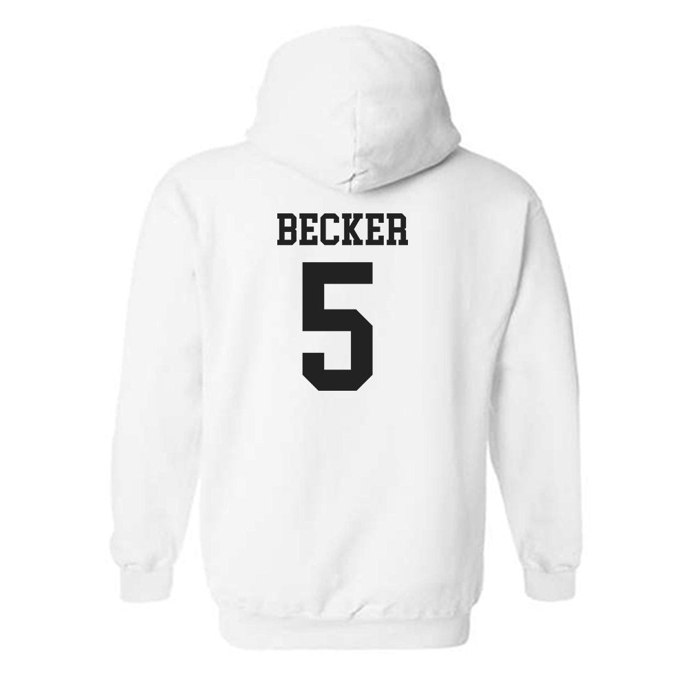 PLU - NCAA Football : Cole Becker - Classic Shersey Hooded Sweatshirt-1