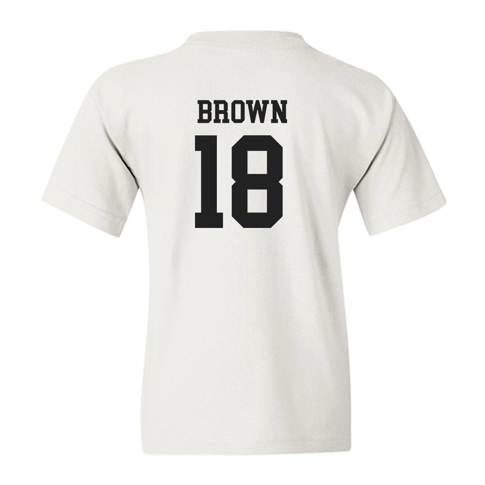 PLU - NCAA Men's Soccer : Troy Brown - Classic Shersey Youth T-Shirt-1