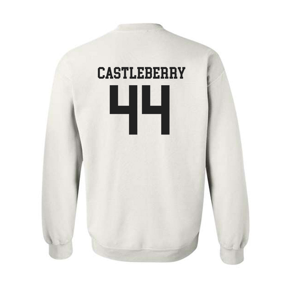 PLU - NCAA Football : David Castleberry - Classic Shersey Crewneck Sweatshirt-1