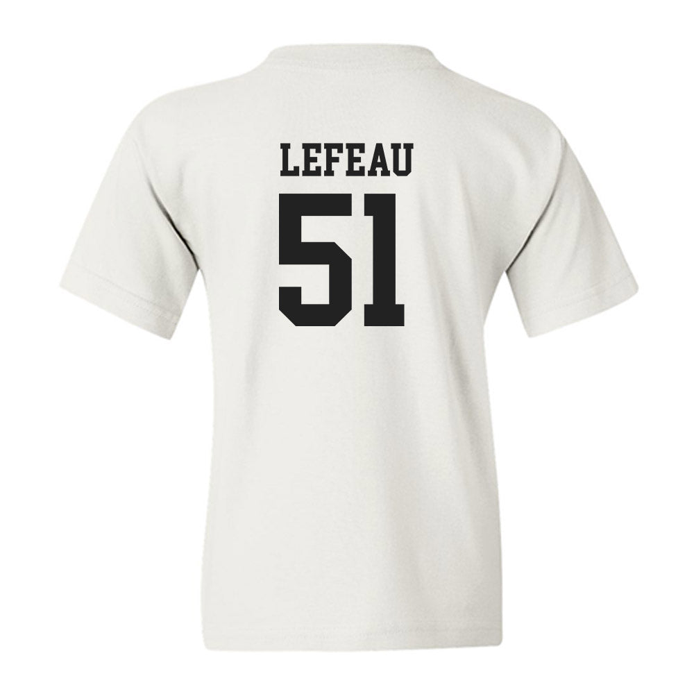 PLU - NCAA Football : Toby Lefeau - Classic Shersey Youth T-Shirt-1