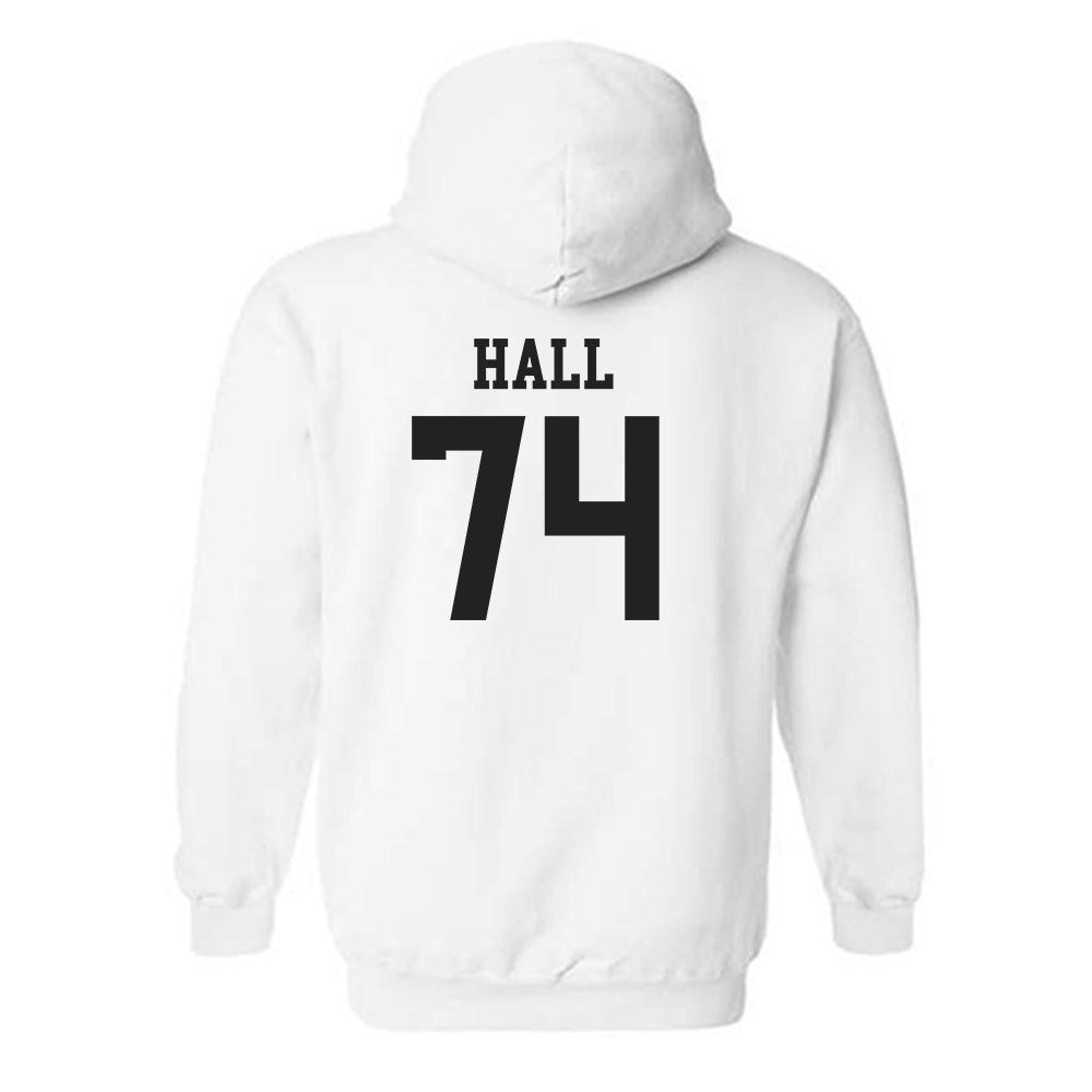 PLU - NCAA Football : Ethan Hall - Classic Shersey Hooded Sweatshirt-1