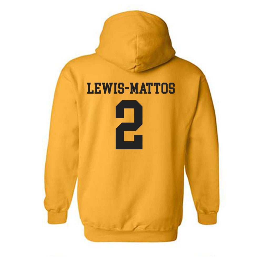PLU - NCAA Football : Kupaa Lewis-Mattos - Classic Shersey Hooded Sweatshirt-1