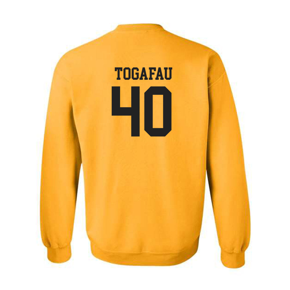 PLU - NCAA Football : Braeden Togafau - Classic Shersey Crewneck Sweatshirt-1