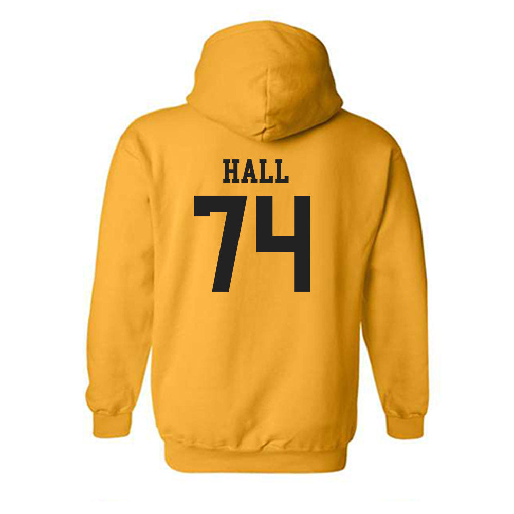 PLU - NCAA Football : Ethan Hall - Classic Shersey Hooded Sweatshirt-1