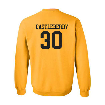 PLU - NCAA Football : David Castleberry - Classic Shersey Crewneck Sweatshirt-1