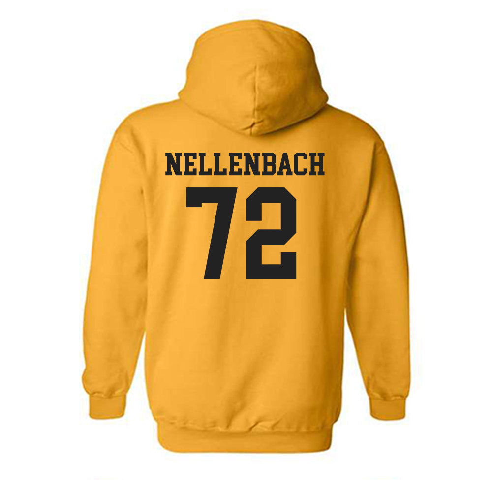 PLU - NCAA Football : Axel Nellenbach - Classic Shersey Hooded Sweatshirt-1