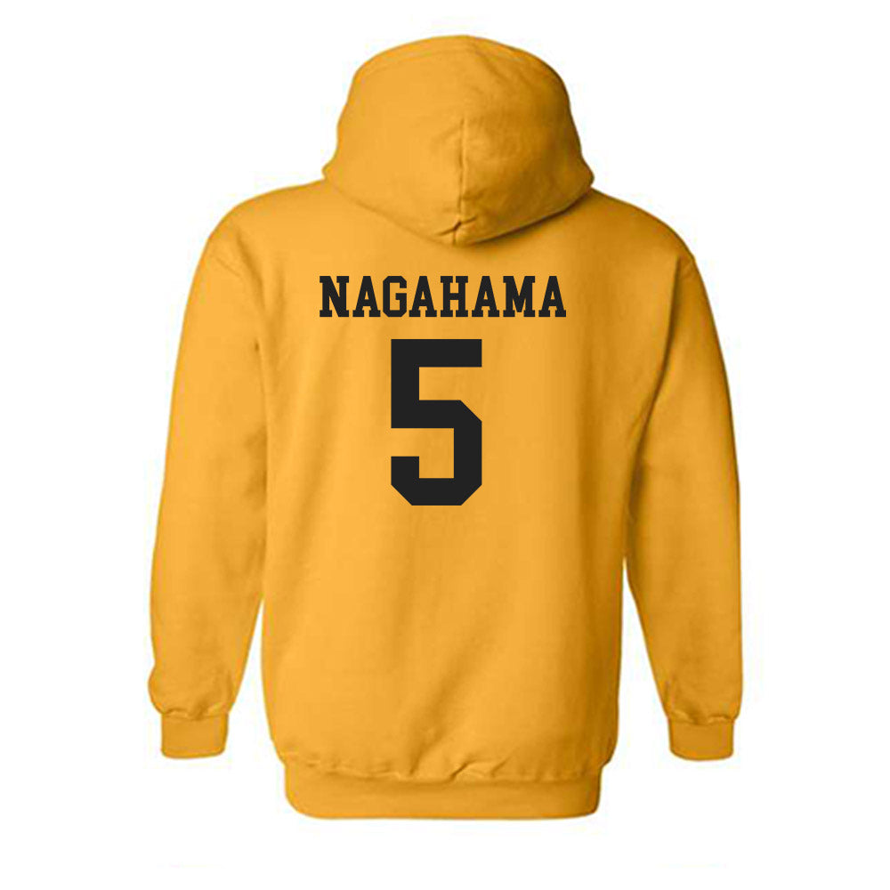 PLU - NCAA Men's Soccer : Hiro Nagahama - Classic Shersey Hooded Sweatshirt-1