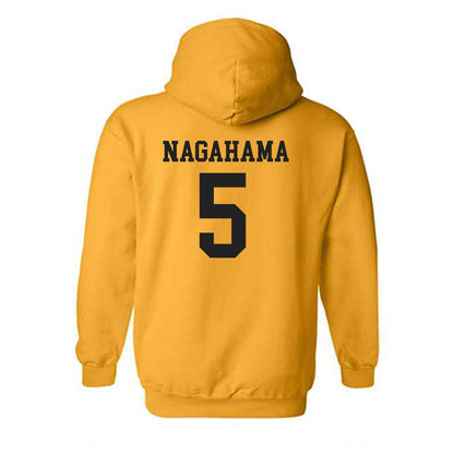 PLU - NCAA Men's Soccer : Hiro Nagahama - Classic Shersey Hooded Sweatshirt-1