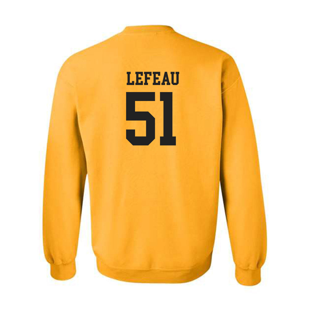 PLU - NCAA Football : Toby Lefeau - Classic Shersey Crewneck Sweatshirt-1