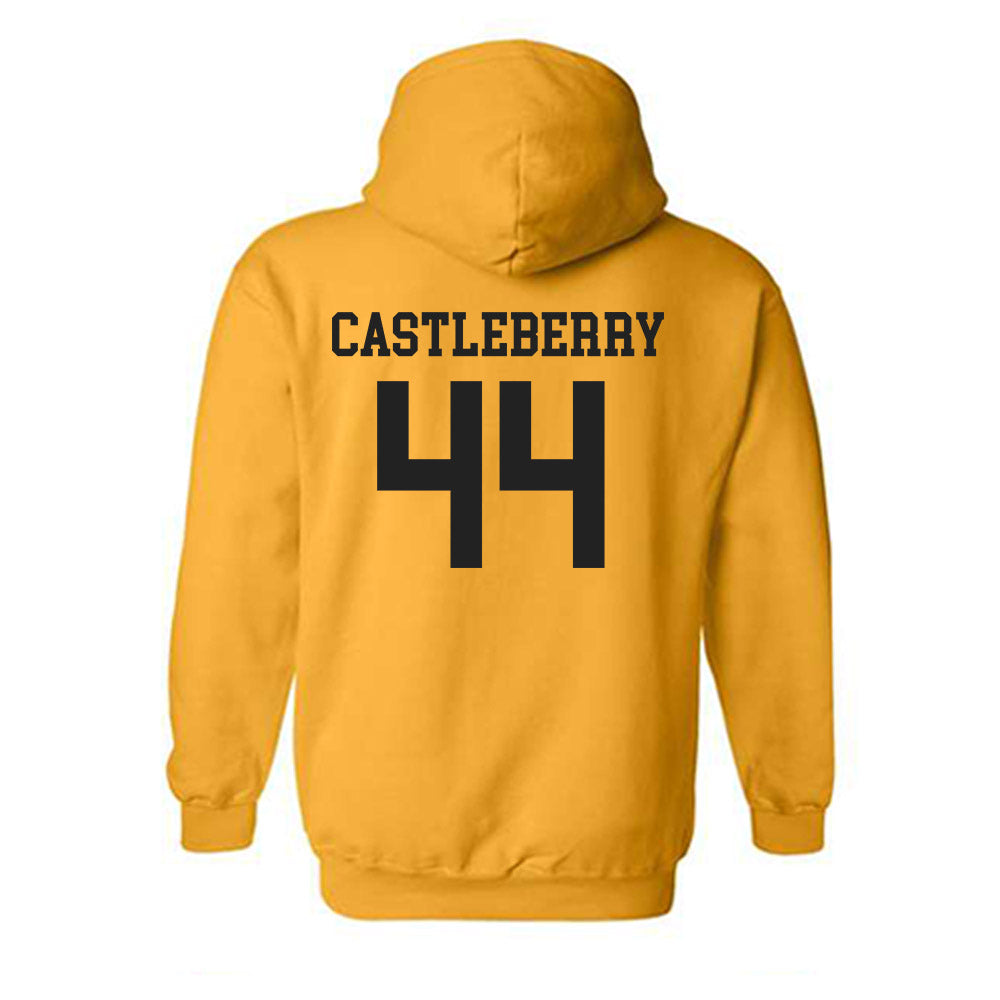 PLU - NCAA Football : David Castleberry - Classic Shersey Hooded Sweatshirt-1