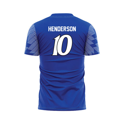UNC Asheville - NCAA Women's Soccer : Emmie Henderson - Royal Soccer Jersey-1