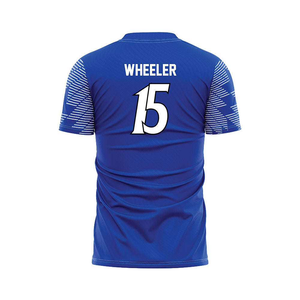 UNC Asheville - NCAA Women's Soccer : Karys Wheeler - Royal Soccer Jersey-1