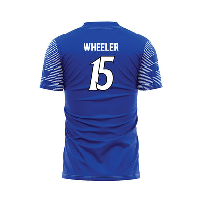 UNC Asheville - NCAA Women's Soccer : Karys Wheeler - Royal Soccer Jersey-1