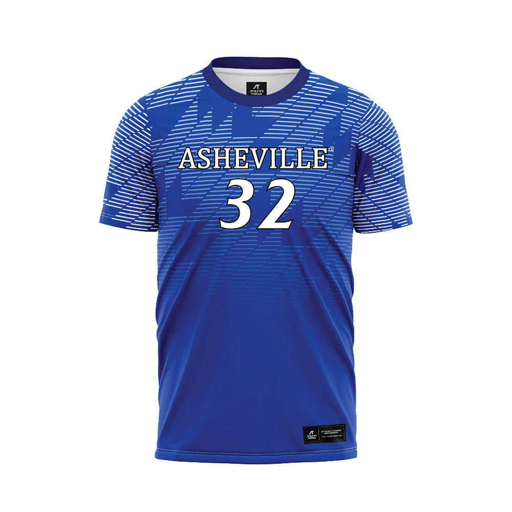 UNC Asheville - NCAA Women's Soccer : Georgia Blekicki - Royal Soccer Jersey-0