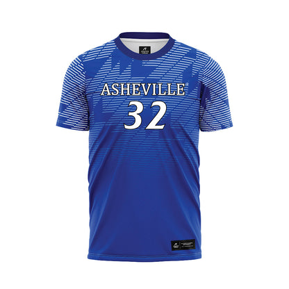 UNC Asheville - NCAA Women's Soccer : Georgia Blekicki - Royal Soccer Jersey-0