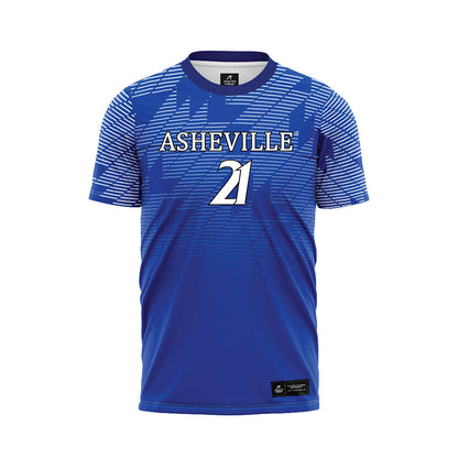 UNC Asheville - NCAA Women's Soccer : Olivia Doyle - Royal Soccer Jersey-0