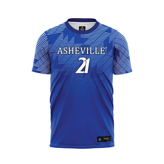 UNC Asheville - NCAA Women's Soccer : Olivia Doyle - Royal Soccer Jersey-0