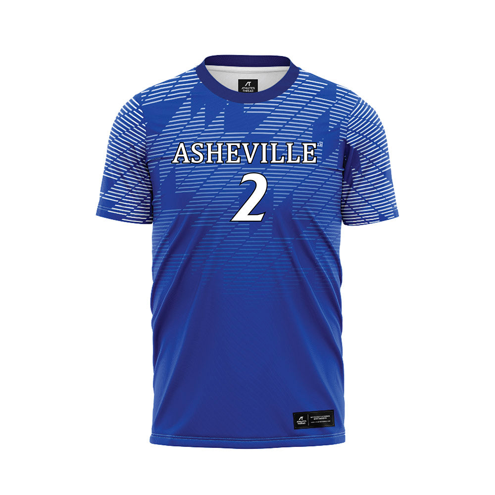UNC Asheville - NCAA Women's Soccer : Campbell Stoll - Royal Soccer Jersey-0