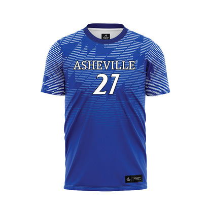 UNC Asheville - NCAA Women's Soccer : Nao Kawasaki - Royal Soccer Jersey-0