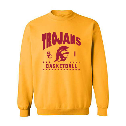 USC - NCAA Men's Basketball : Rodney Rice - Classic Fashion Shersey Crewneck Sweatshirt-0