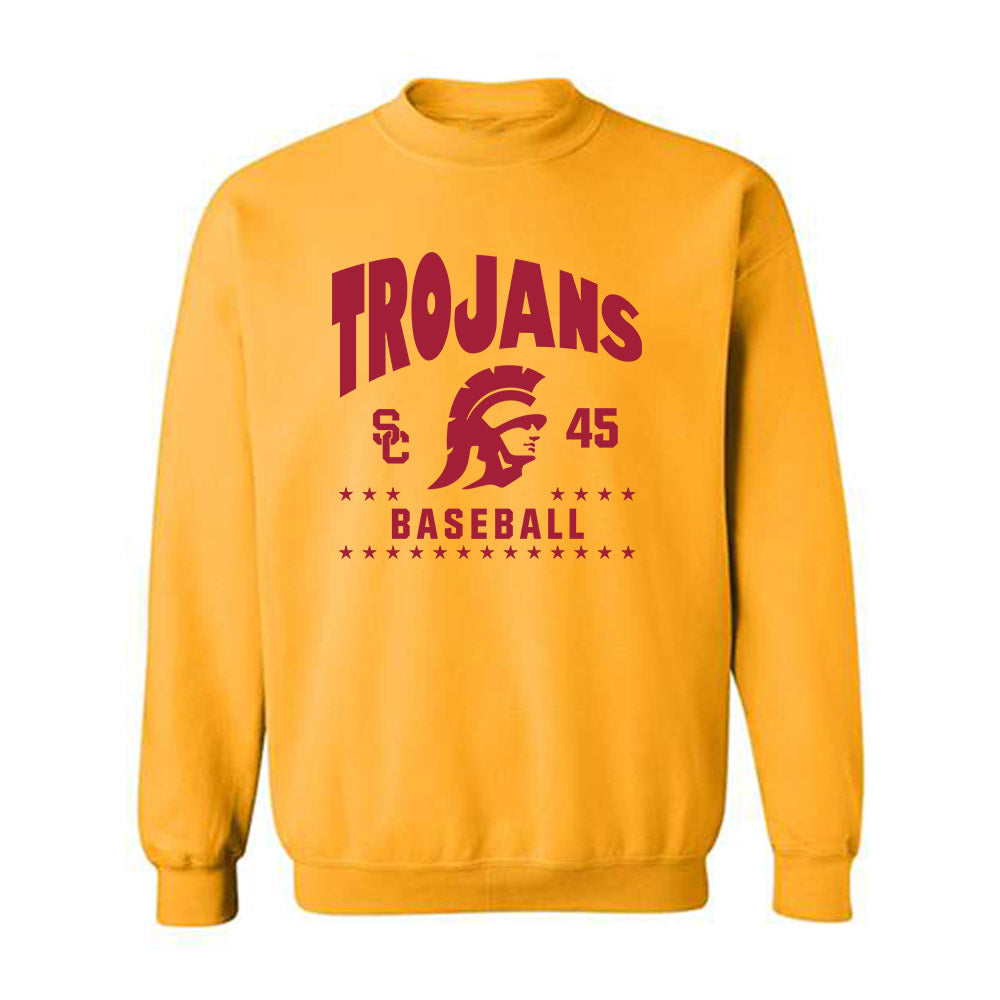 USC - NCAA Baseball : Chase Herrell - Classic Fashion Shersey Crewneck Sweatshirt-0
