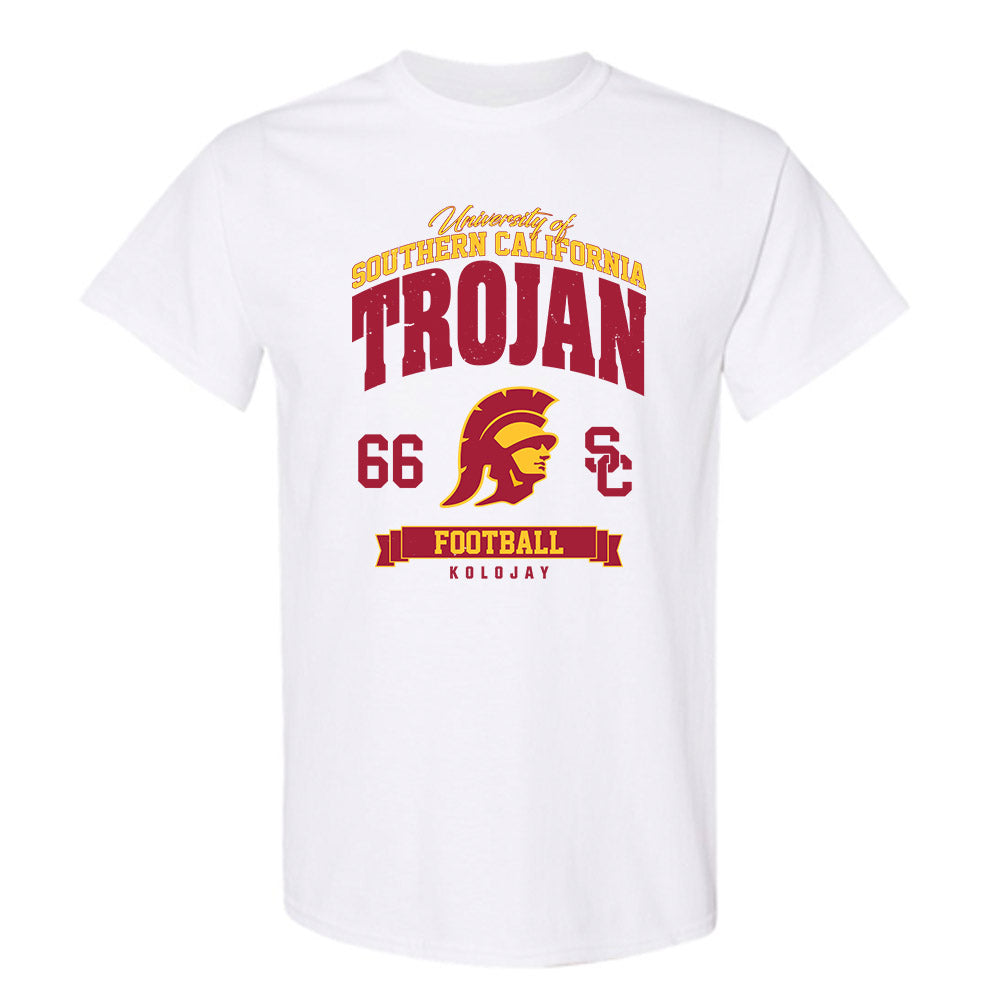 USC - NCAA Football : Breck Kolojay - Classic Fashion Shersey T-Shirt-0