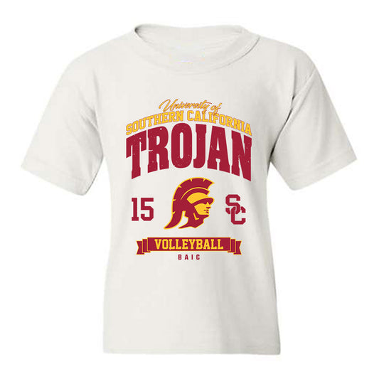 USC - NCAA Women's Volleyball : Elena Baic - Classic Fashion Shersey Youth T-Shirt-0