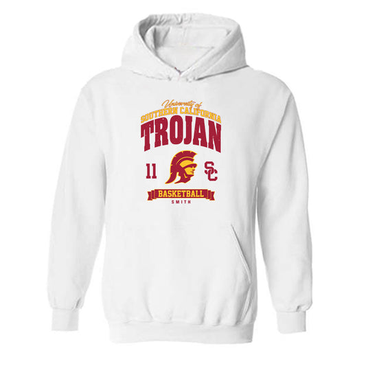 USC - NCAA Women's Basketball : Kennedy Smith - Classic Fashion Shersey Hooded Sweatshirt-0