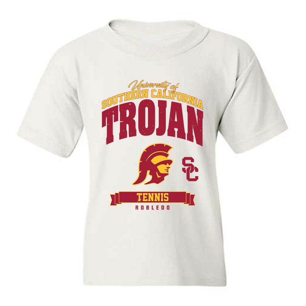 USC - NCAA Men's Tennis : Pablo Robledo - Classic Fashion Shersey Youth T-Shirt-0