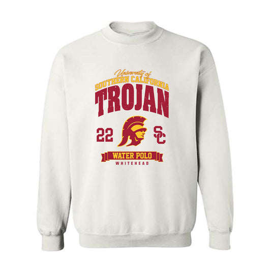 USC - NCAA Men's Water Polo : Taj Whitehead - Classic Fashion Shersey Crewneck Sweatshirt-0