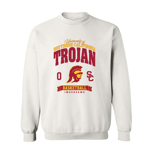 USC - NCAA Women's Basketball : Vivian Iwuchukwu - Classic Fashion Shersey Crewneck Sweatshirt-0