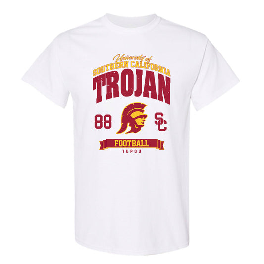 USC - NCAA Football : Taniela Tupou - Classic Fashion Shersey T-Shirt-0
