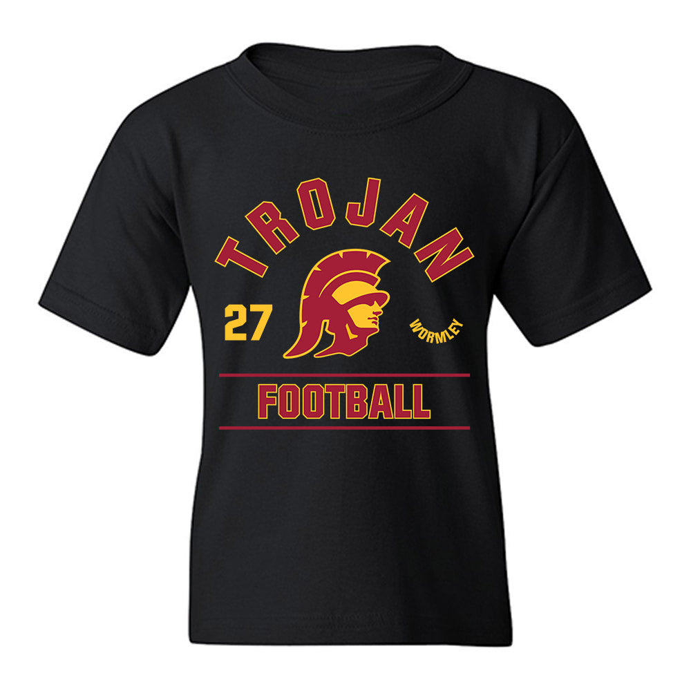 USC - NCAA Football : Riley Wormley - Classic Fashion Shersey Youth T-Shirt-0