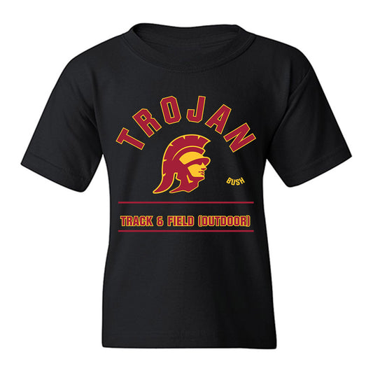 USC - NCAA Women's Track & Field : Ahnyx bush - Classic Fashion Shersey Youth T-Shirt-0