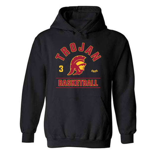 USC - NCAA Women's Basketball : Pania Davis - Classic Fashion Shersey Hooded Sweatshirt-0