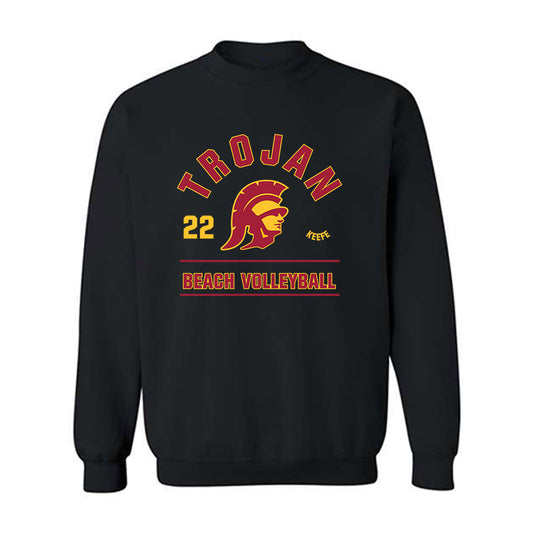 USC - NCAA Beach Volleyball : Kerry Keefe - Classic Fashion Shersey Crewneck Sweatshirt-0