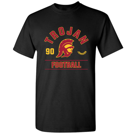 USC - NCAA Football : Jake Johnson - Classic Fashion Shersey T-Shirt-0