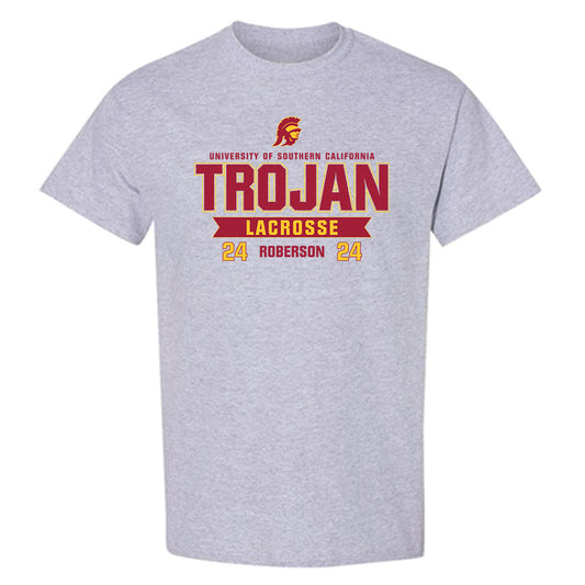 USC - NCAA Women's Lacrosse : Asjia Roberson - Classic Fashion Shersey T-Shirt-0