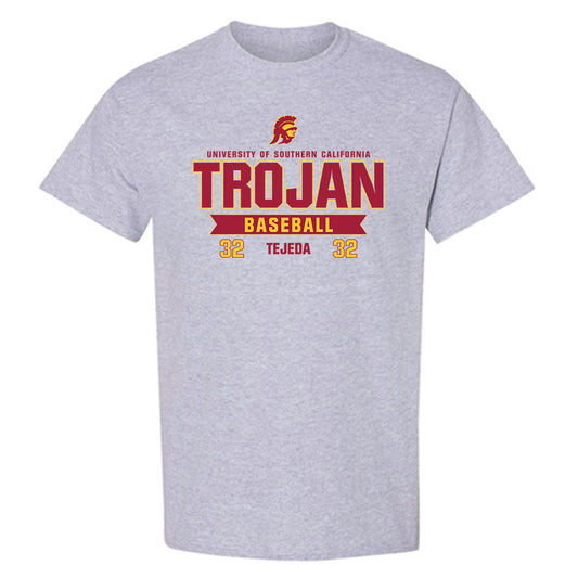 USC - NCAA Baseball : Richard Tejeda - Classic Fashion Shersey T-Shirt-0