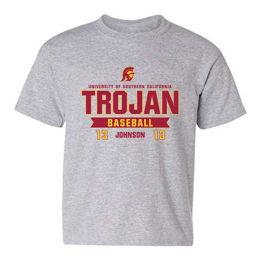 USC - NCAA Baseball : Andrew Johnson - Classic Fashion Shersey Youth T-Shirt-0