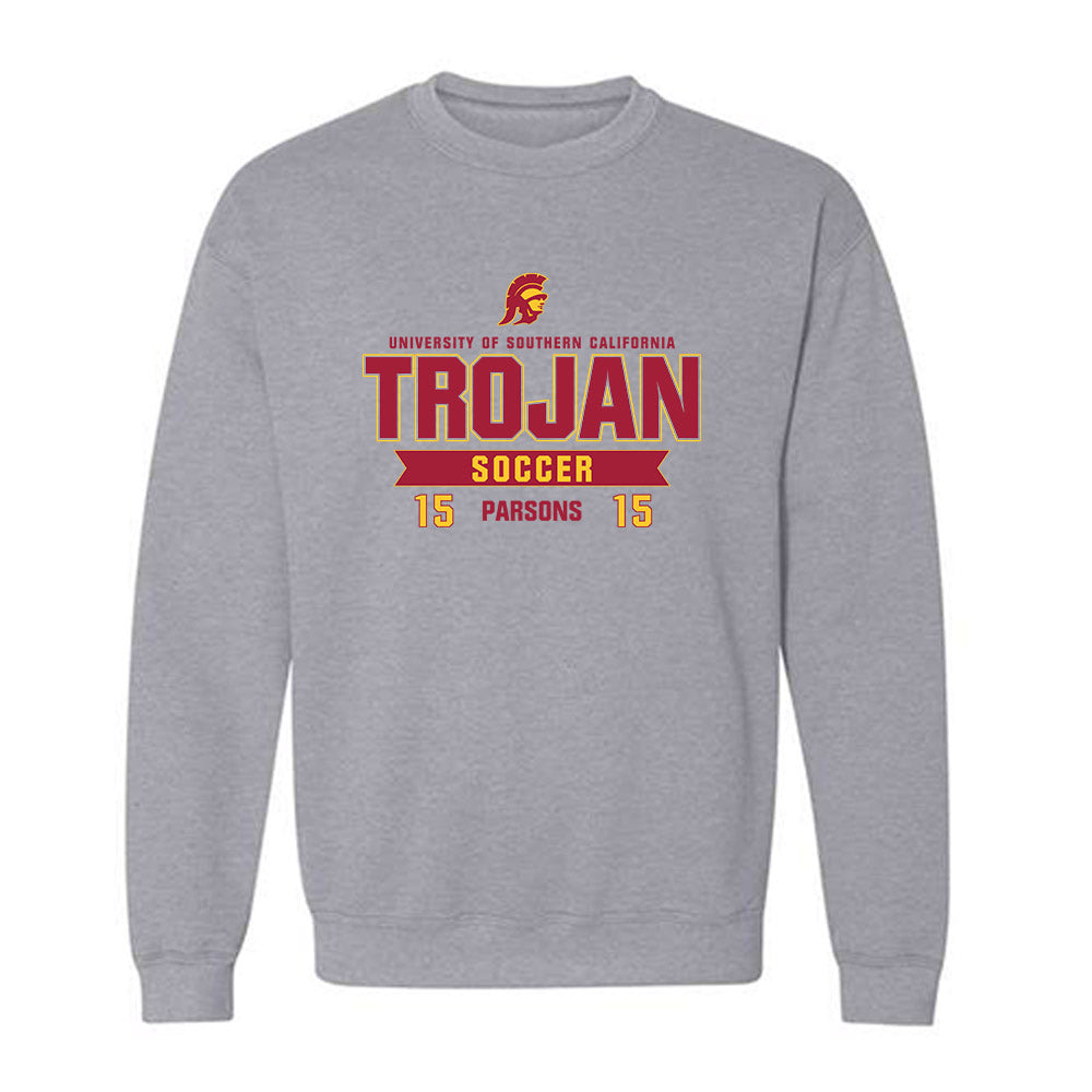 USC - NCAA Women's Soccer : Alyssa Parsons - Classic Fashion Shersey Crewneck Sweatshirt-0