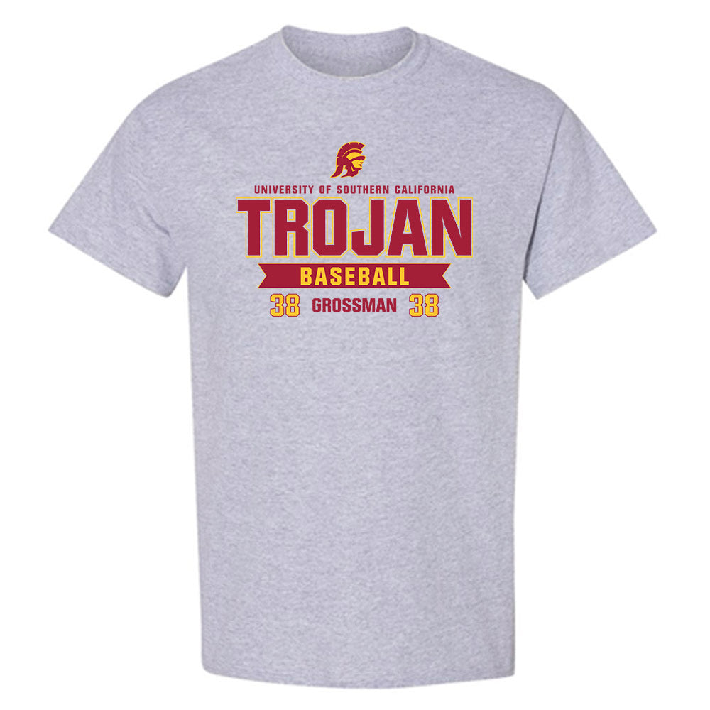 USC - NCAA Baseball : Paul Grossman - Classic Fashion Shersey T-Shirt-0
