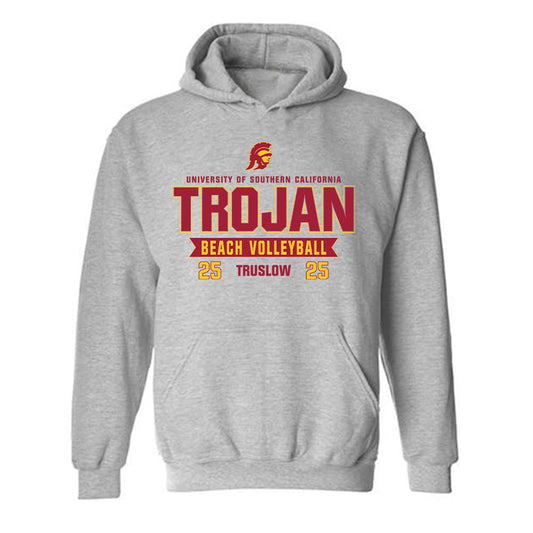 USC - NCAA Beach Volleyball : Kaileigh Truslow - Classic Fashion Shersey Hooded Sweatshirt-0