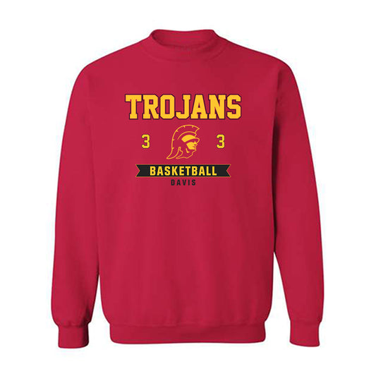 USC - NCAA Women's Basketball : Pania Davis - Classic Fashion Shersey Crewneck Sweatshirt-0
