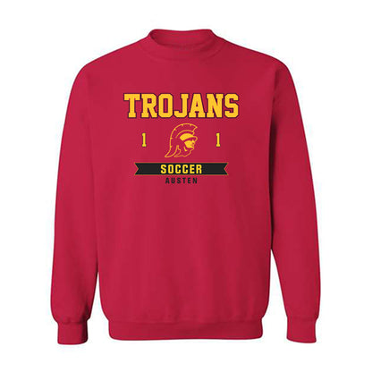 USC - NCAA Women's Soccer : Annabel Austen - Classic Fashion Shersey Crewneck Sweatshirt-1