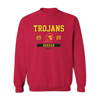 USC - NCAA Women's Soccer : Jordan Hill - Classic Fashion Shersey Crewneck Sweatshirt-1