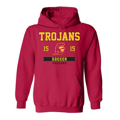 USC - NCAA Women's Soccer : Alyssa Parsons - Classic Fashion Shersey Hooded Sweatshirt-0