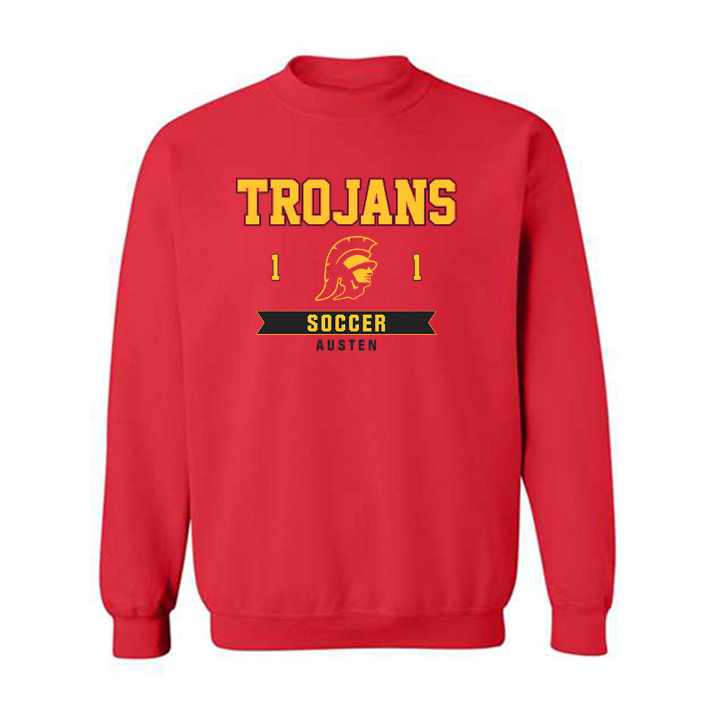 USC - NCAA Women's Soccer : Annabel Austen - Classic Fashion Shersey Crewneck Sweatshirt-0